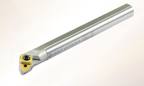 Portautensile ISO - MWLN series - AKKO CUTTING TOOLS - con vite di regolazione / per tornitura interna