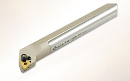 Portautensile ISO - PWLN series - AKKO CUTTING TOOLS - con vite di regolazione / per tornitura interna