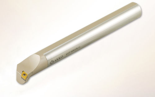 Portautensile ISO - A0810H SDUCR 07 - AKKO CUTTING TOOLS - con vite di regolazione / per tornitura interna