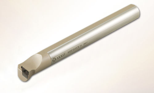 Portautensile ISO - SVUC series - AKKO CUTTING TOOLS - con vite di regolazione / per tornitura interna