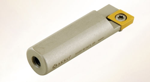 Portautensile ISO - SCAC series - AKKO CUTTING TOOLS - con vite di regolazione / per lavorazione