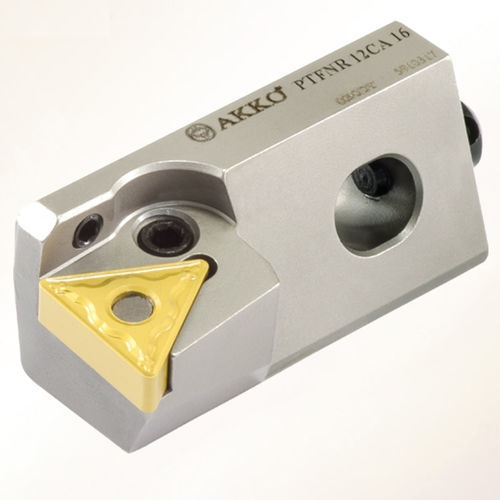 Portautensile ISO - PTFN series - AKKO CUTTING TOOLS - con vite di regolazione / per lavorazione