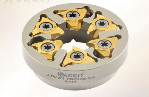 Portautensile con vite di regolazione - ATW-3 series - AKKO CUTTING TOOLS - di filettatura
