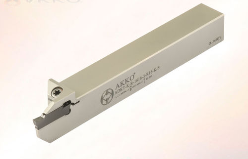 Portautensile con vite di regolazione - ADKT-K series - AKKO CUTTING TOOLS - per scanalatura / per tornitura esterna / per tornio CNC