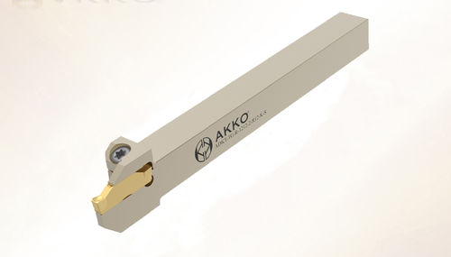 Portautensile con vite di regolazione - ADKT-TG series - AKKO CUTTING TOOLS - per scanalatura / per tornitura esterna / per tornio CNC