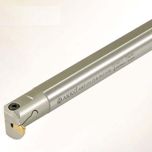 Portautensile con vite di regolazione - AIKT-151.23 series - AKKO CUTTING TOOLS - per scanalatura / per tornitura interna