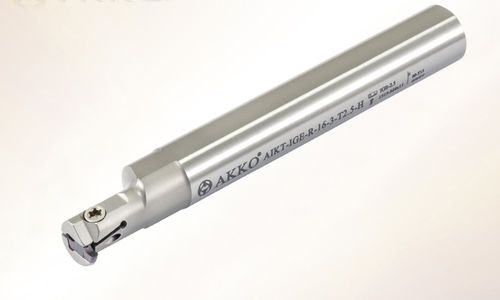 Portautensile con vite di regolazione - AIKT-IGE series - AKKO CUTTING TOOLS - per scanalatura / per tornitura interna