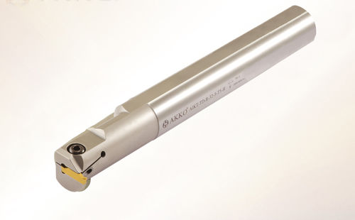 Portautensile con vite di regolazione - AIKT-TD series - AKKO CUTTING TOOLS - per scanalatura / per tornitura interna