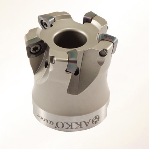 Fresa a inserti - AHFM-SO1004-D0 series - AKKO CUTTING TOOLS - a spianare / a grande velocità di avanzamento