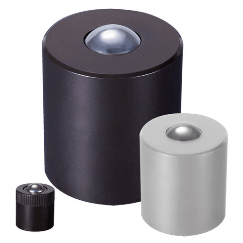 Sfera portante a molla - 8500	 - Omnitrack - in acciaio inossidabile / a zoccolo cilindrico / per carichi pesanti