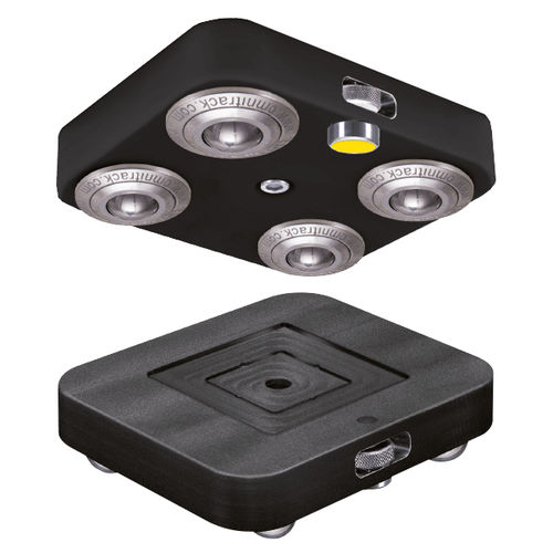 Pattino a rulli per carico elevato - BB30/4 - Omnitrack - per carico a 4 punti / 360°