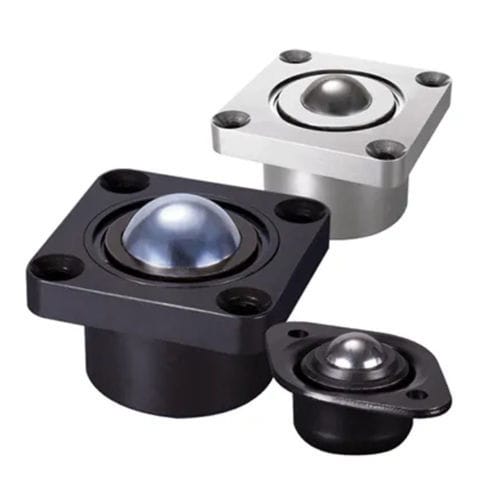 Sfera portante per carichi pesanti - 8300 - Omnitrack - in acciaio inossidabile / polimerica / a zoccolo cilindrico