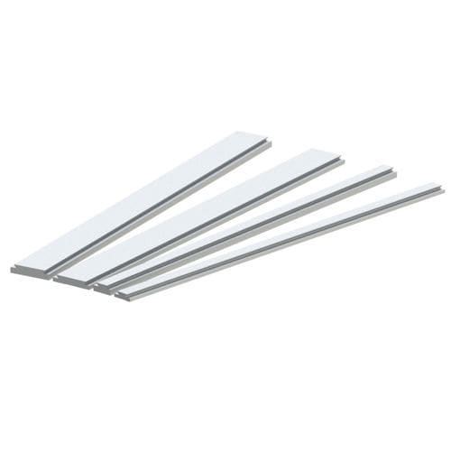 Profilo in alluminio - AP-5025 series - MONTECH - piatto / da costruzione / montaggio