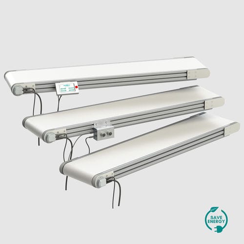 Trasportatore a nastro - TB40 - MONTECH - a nastro sottile / orizzontale / da trasporto
