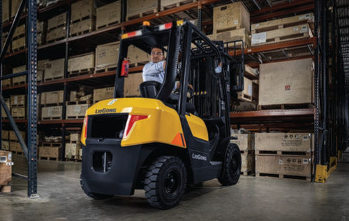 Carrello elevatore elettrico - CLG2025MJ - Liugong Construction Machinery N.A., LLC - con conducente seduto / per pallet