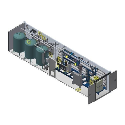 Sistema di depurazione delle acque reflue in containers - GRUNDFOS