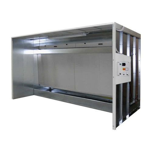 Cabina di verniciatura aperta - ZINCO Q series - GGE srl - per pezzi di ricambio / a filtro / a velo d'acqua