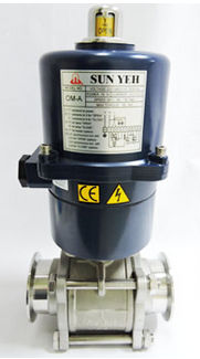 Valvola a sfera - Highlight Technology Corp. - con flangia / per vuoto / in acciaio inossidabile