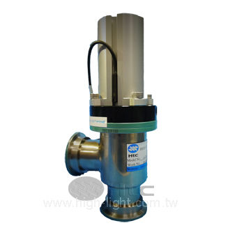 Valvola a otturatore - AVTCS-KF40-P - Highlight Technology Corp. - a comando pneumatico / per prodotti chimici / con flangia