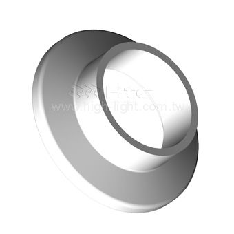 Flangia a vuoto - KF-SHNS series - Highlight Technology Corp. - in acciaio inossidabile / con collarino