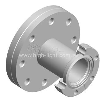 Adattatore idraulico di riduzione - CF-RA-R series - Highlight Technology Corp. - con flangia / in acciaio inossidabile