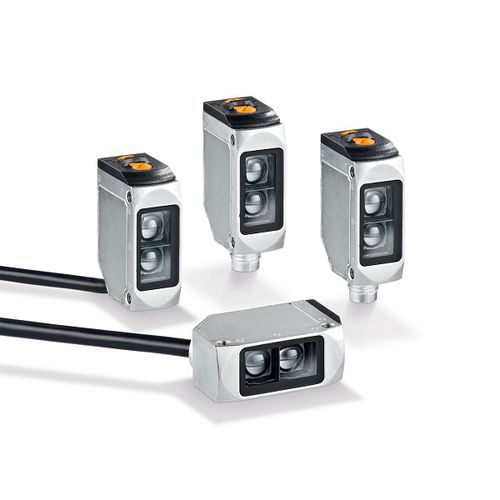 Sensore fotoelettrico con soppressione di sfondo - O6x3 series - ifm electronic - a riflessione diretta / retroriflettente / a barriera