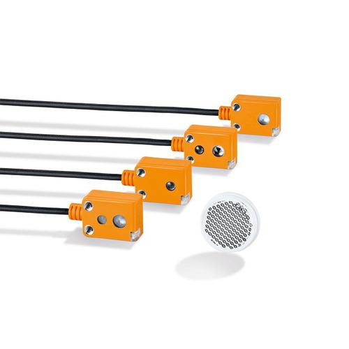Sensore fotoelettrico con soppressione di sfondo - 07x2xx series - ifm electronic - a riflessione diretta / retroriflettente / a barriera