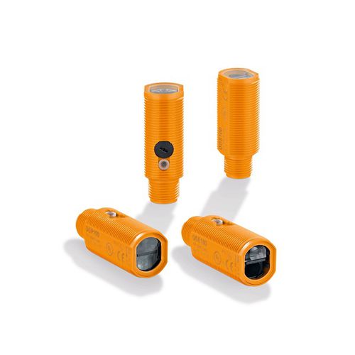 Sensore fotoelettrico a riflessione diretta - OGx10x series - ifm electronic - retroriflettente / a barriera / cilindrico