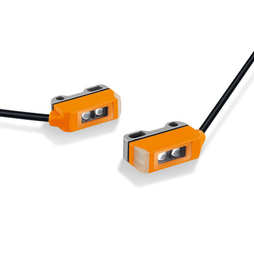 Sensore fotoelettrico in miniatura - O8x2xx series - ifm electronic - con soppressione di sfondo / a riflessione diretta / retroriflettente