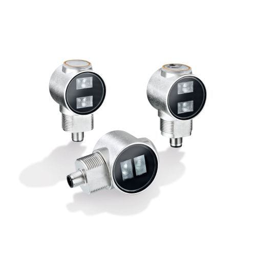 Sensore fotoelettrico con soppressione di sfondo - OIH28, OIP28 series - ifm electronic - a riflessione diretta / retroriflettente / cubico