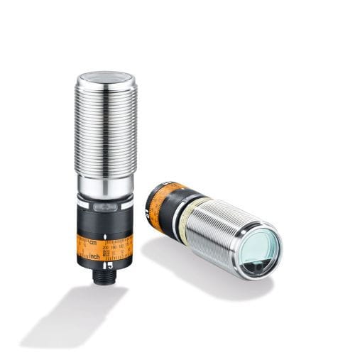 Sensore di distanza cilindrico - OID2xx series - ifm electronic - laser di misura del tempo di volo / rinforzato / compatto