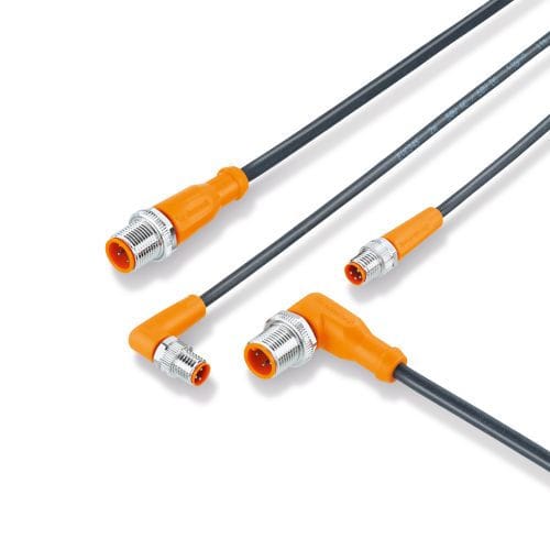 Connettore con cavo - ifm electronic - di dati / diritto / a gomito