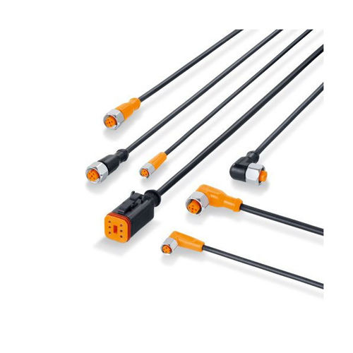Connettore di dati - EVM0, E125 series - ifm electronic - diritto / M12 / M8