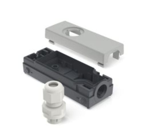 Pulsantiera a 2 pulsanti - E-Box  - RAFI GmbH & Co. KG - IP65 / di arresto di emergenza / compatta