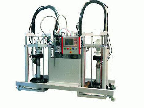 Miscelatore-dosatore di resine - max. 28 kg/min | Polymix 1000/2000   - 2KM - con pompa a ingranaggi / con regolazione di portata