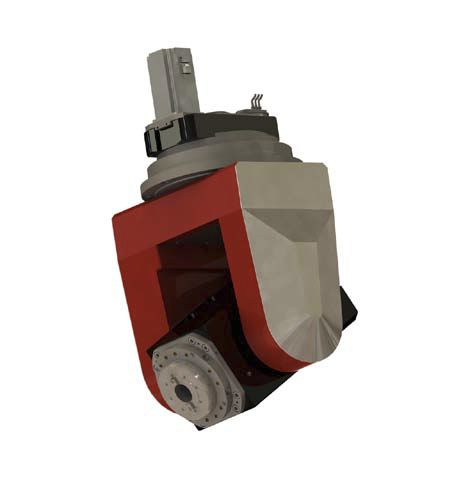 Testa di lavorazione 2 assi - 12 KW, max. 12 000 rpm | TO 16 - VEM - ad angolo variabile