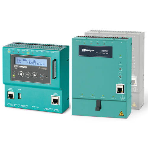 Misuratore di portata a ultrasuoni per tempo di transito - RISONIC modular - Rittmeyer - a turbina / volumetrico / per acqua