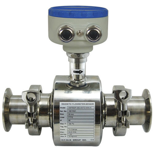 Misuratore di portata volumetrico - AMF601 series - ALIA GROUP INC - per liquidi / clamp-on / in acciaio inossidabile