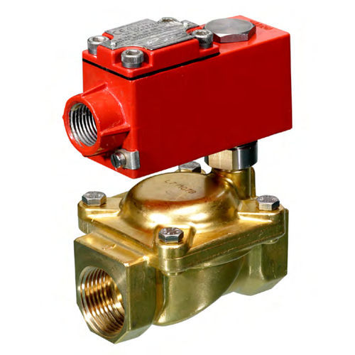 Elettrovalvola servoassistita - A107 - ACL S.r.l. - a 2 vie / NC / per acqua calda