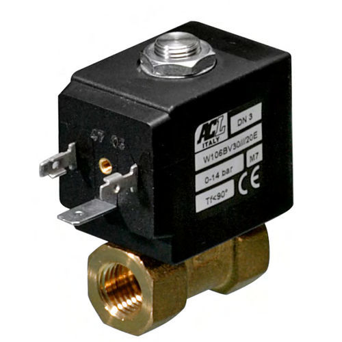 Elettrovalvola a comando diretto - W106 - ACL S.r.l. - a 2 vie / NC / per acqua calda