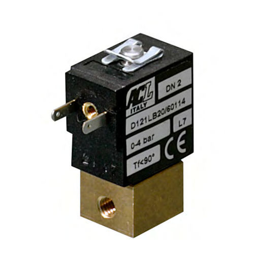 Elettrovalvola a comando diretto - 121 - ACL S.r.l. - a 2 vie / NC / per acqua calda