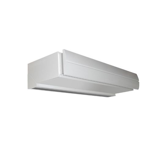 Cortina d'aria ambiente - Invisidor DOORFLOW - Biddle - calda / orizzontale / commerciale
