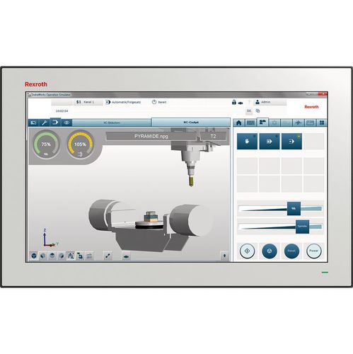 Panel PC di LCD - VR4 series - Bosch Rexroth - Electric Drives and Controls - 21,5" / 15,6" / 1366 x 768