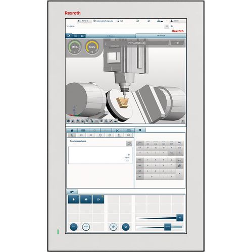 HMI con touch screen multitouch - DR series - Bosch Rexroth - Electric Drives and Controls - ad incastro / 1366 x 768 / 1920 x 1080