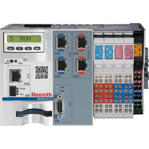 PLC di bordo - CML75 series - Bosch Rexroth - Electric Drives and Controls - su guida DIN / con I/O integrati / su rete Ethernet