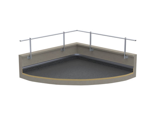 Parapetto in alluminio - SECURILISSE® evo GCE-AD - SOMAIN SECURITE
