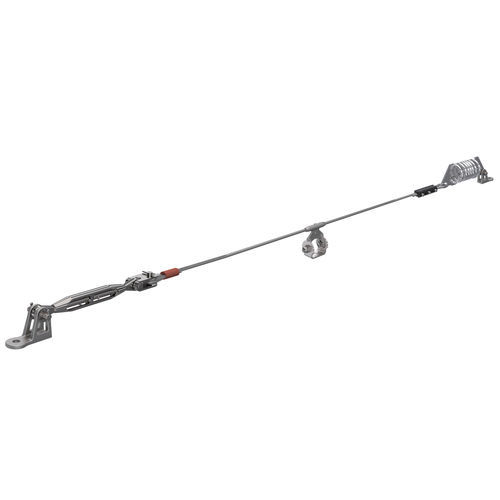 Linea vita orizzontale - SECURIFIL® automatique - SOMAIN SECURITE - in acciaio inossidabile / anticaduta / per lavoro in altezza