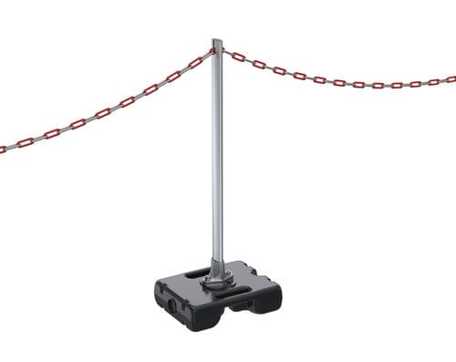 Paletti di delimitazione di sicurezza - Balisage chaînette - SOMAIN SECURITE - a catena / in alluminio / autoportante