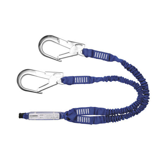 Cordino con assorbitore di energia a corda - Longe - SOMAIN SECURITE - con cinghia / con assorbitore