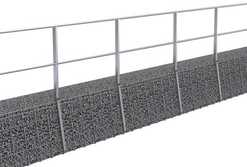 Parapetto in alluminio - SECURILISSE® gabion - SOMAIN SECURITE - in acciaio